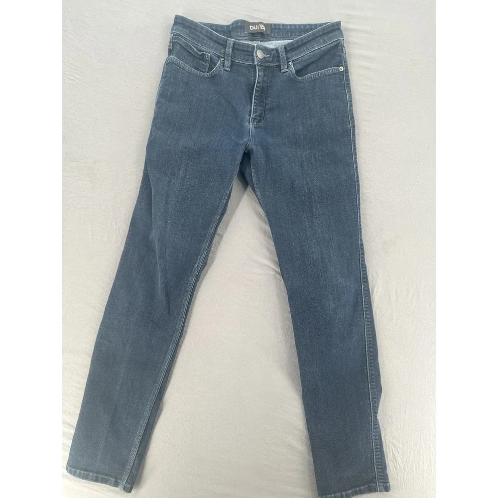 DUER LX2 Performance Denim Slim Fit Jeans Mens 31x32 Fits 31x31 Stretch Commuter